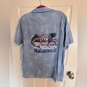 Margaritaville Short Sleeve Graphic Button Down